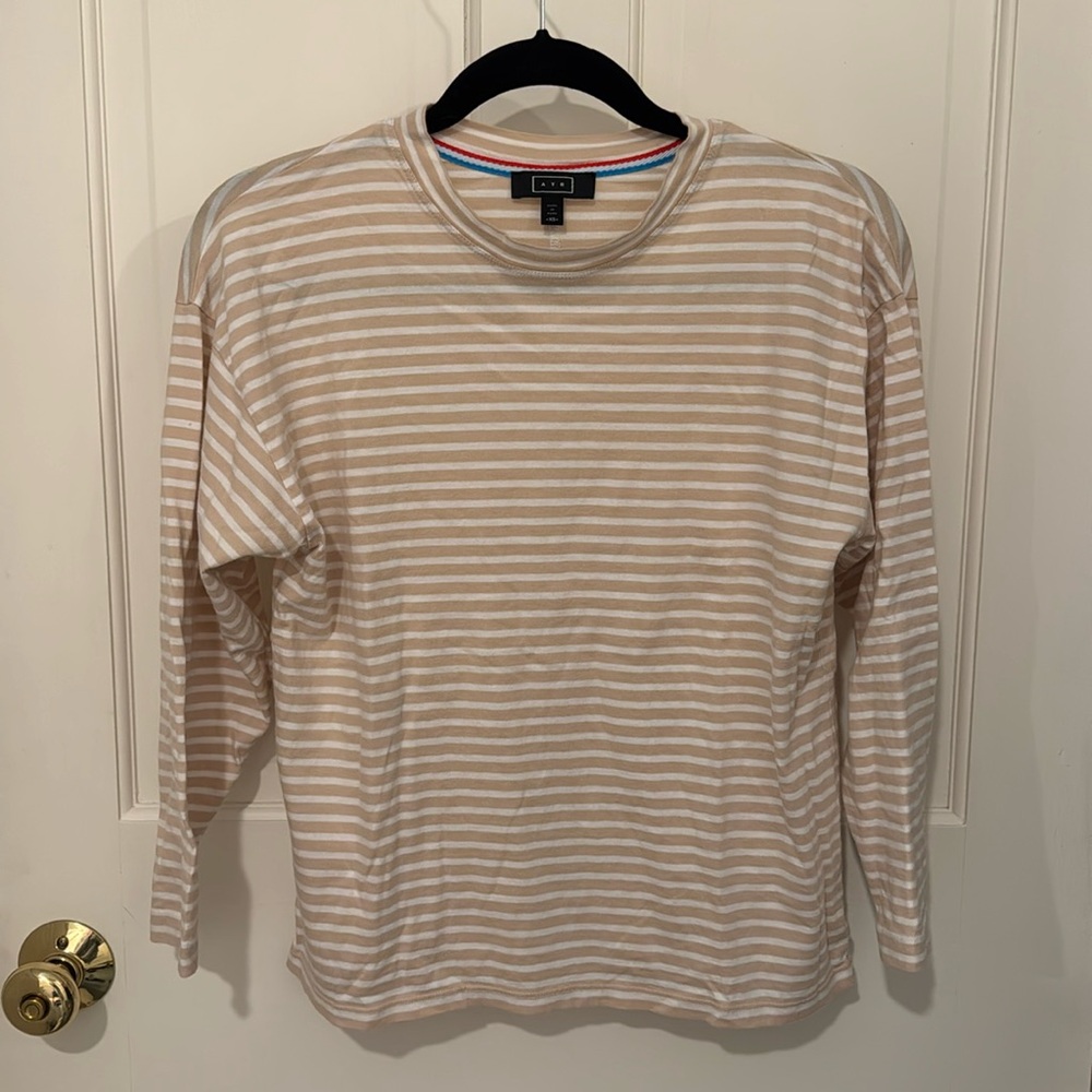 AYR Striped Long Sleeve T-Shirt
